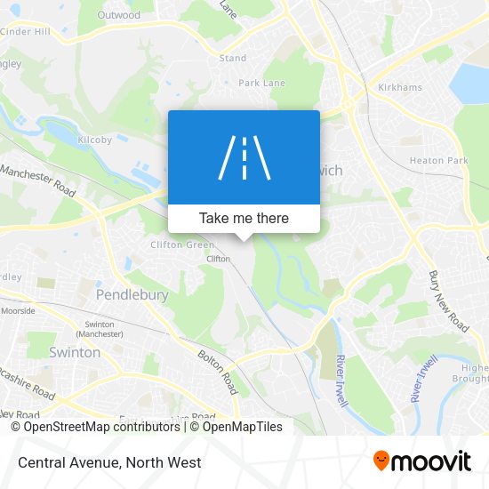 Central Avenue map