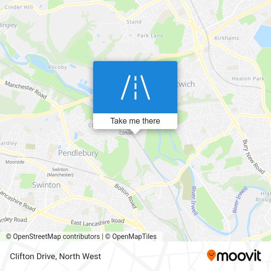 Clifton Drive map