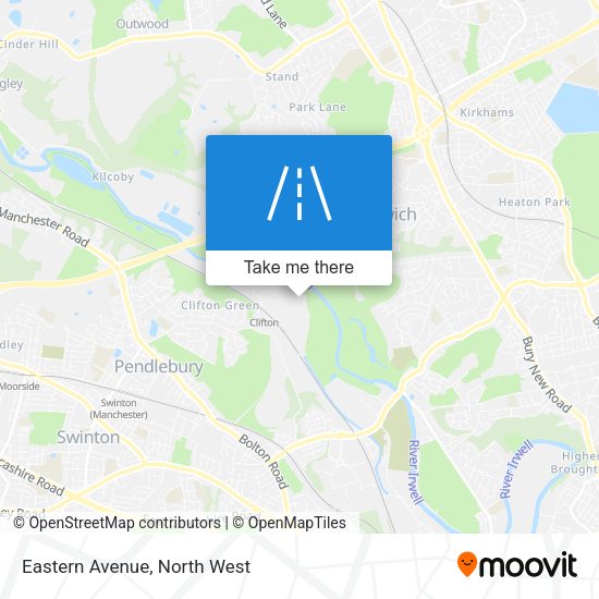 Eastern Avenue map