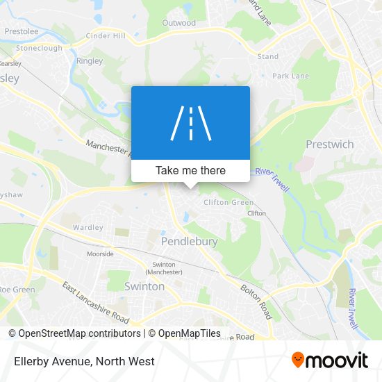 Ellerby Avenue map