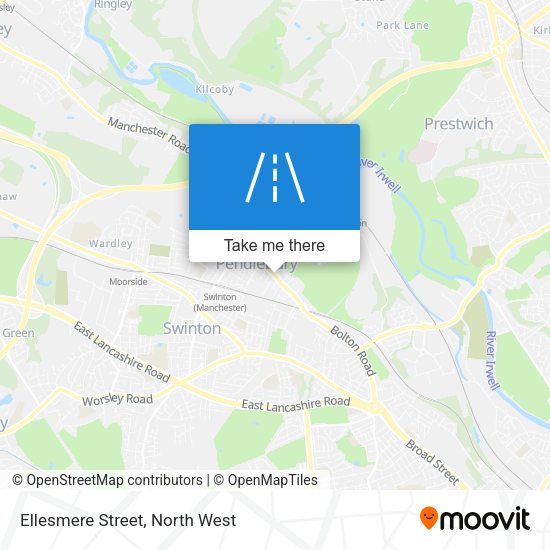 Ellesmere Street map