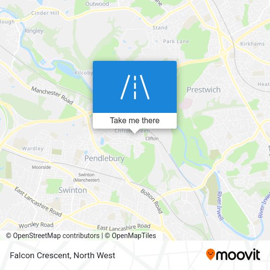 Falcon Crescent map