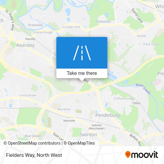 Fielders Way map