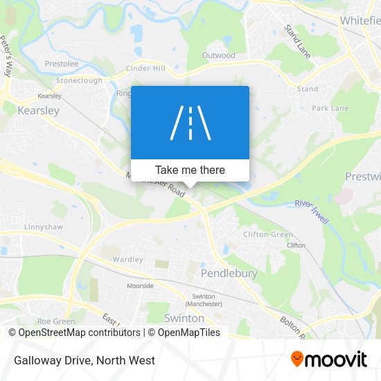Galloway Drive map