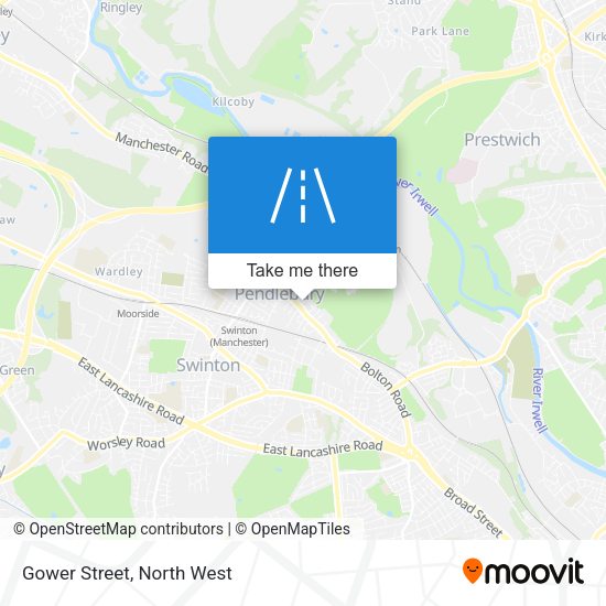 Gower Street map