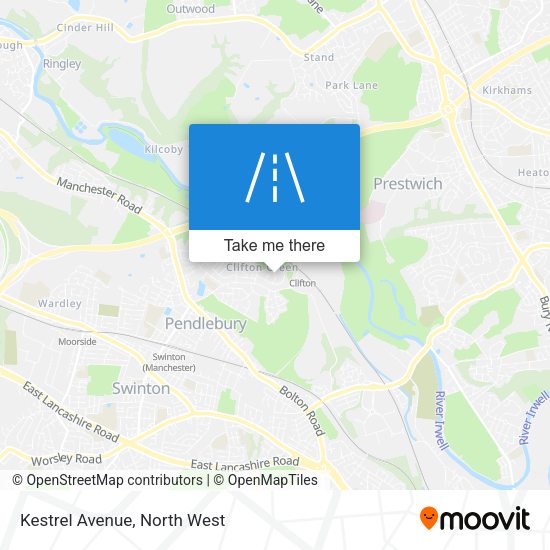 Kestrel Avenue map