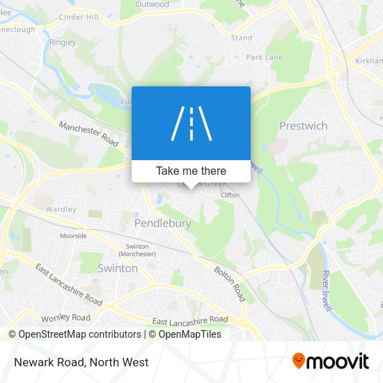 Newark Road map