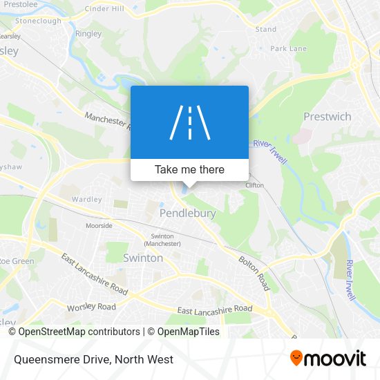 Queensmere Drive map