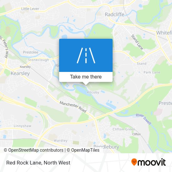Red Rock Lane map