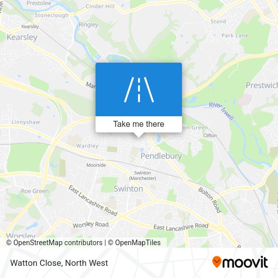 Watton Close map