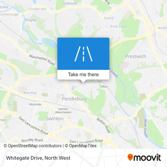 Whitegate Drive map