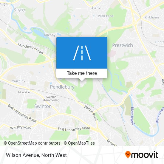 Wilson Avenue map