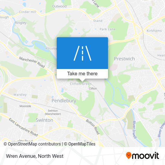 Wren Avenue map
