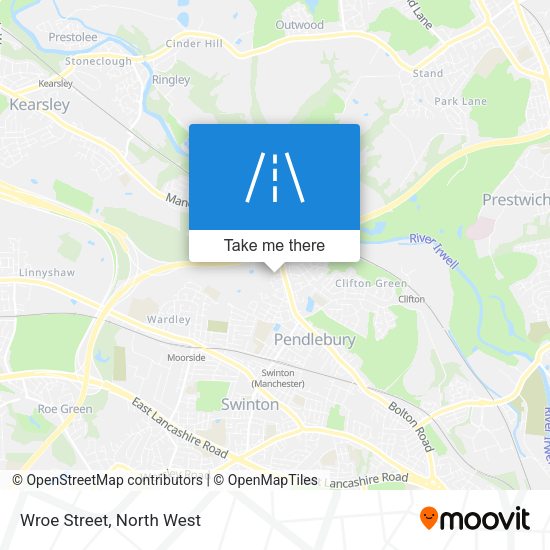 Wroe Street map