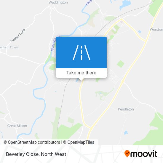 Beverley Close map