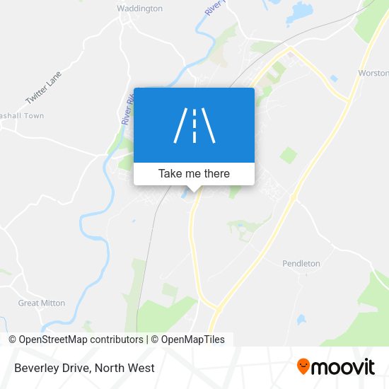 Beverley Drive map