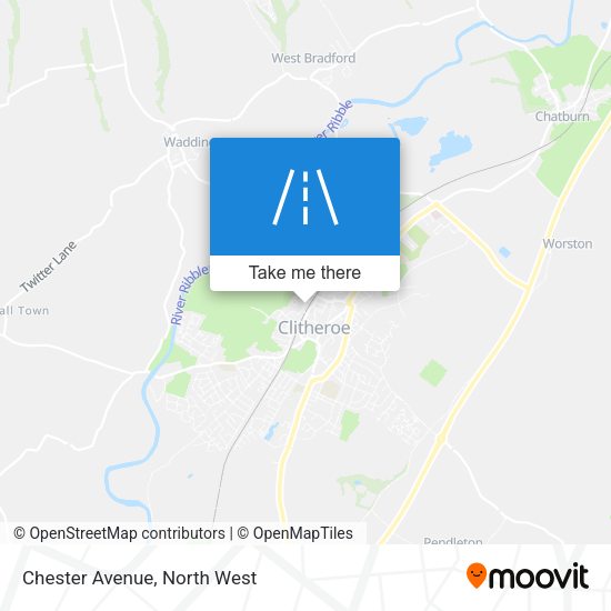 Chester Avenue map