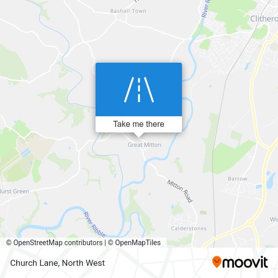 Church Lane map