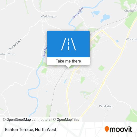 Eshton Terrace map