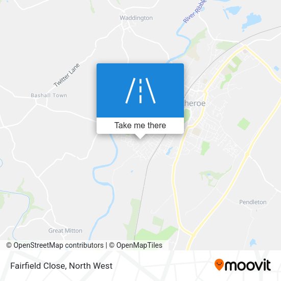Fairfield Close map