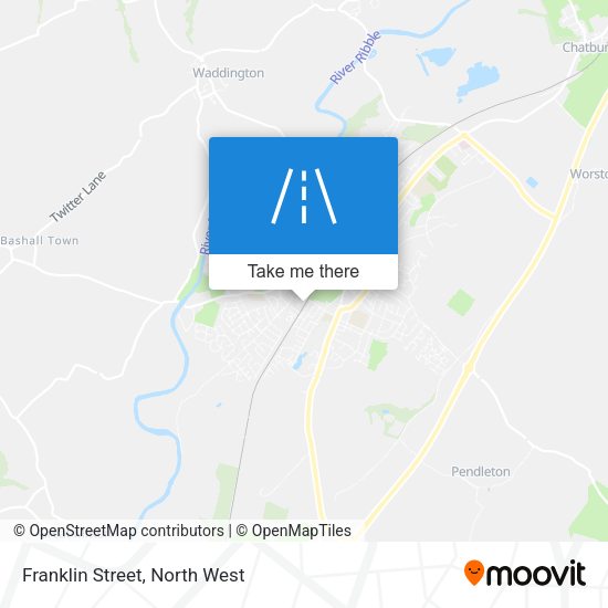 Franklin Street map