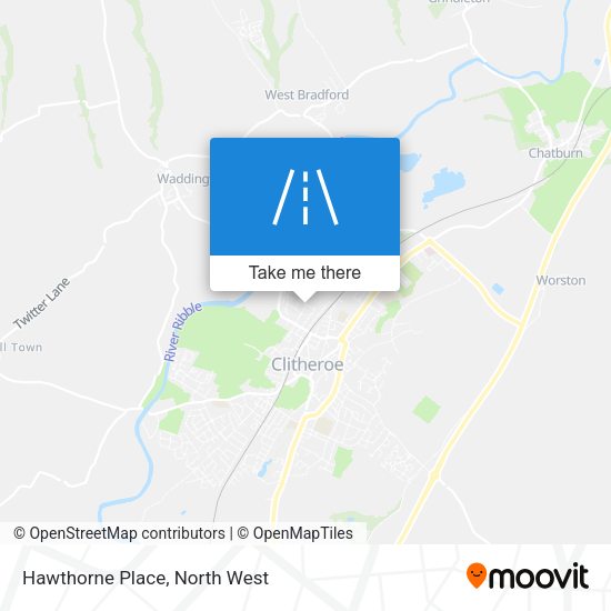 Hawthorne Place map