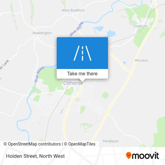 Holden Street map