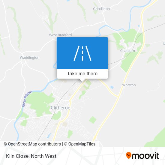 Kiln Close map
