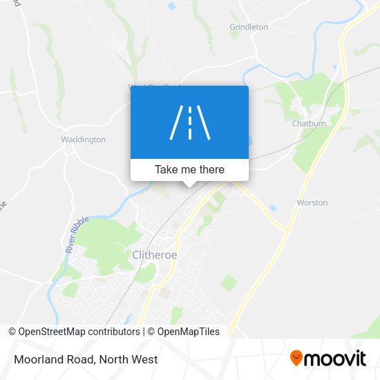 Moorland Road map