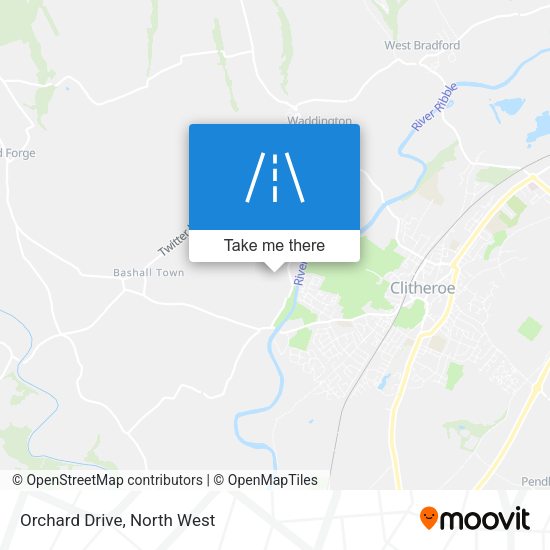 Orchard Drive map