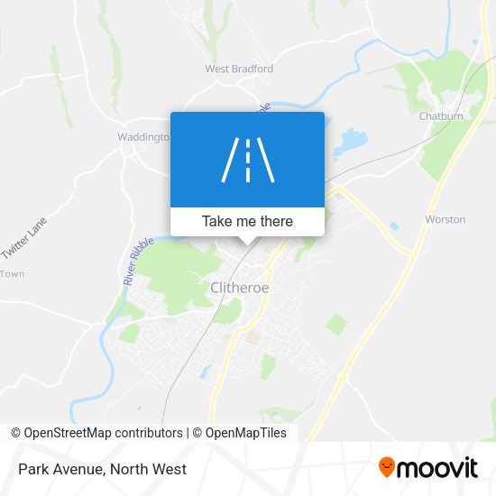 Park Avenue map