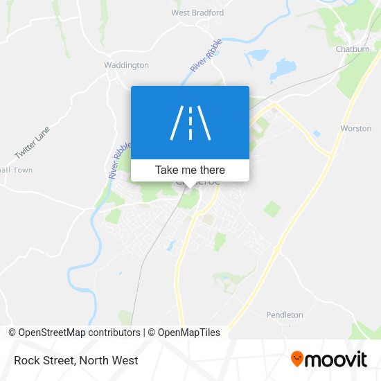 Rock Street map