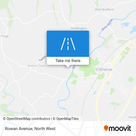 Rowan Avenue map