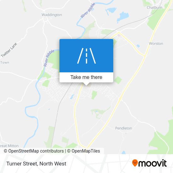 Turner Street map