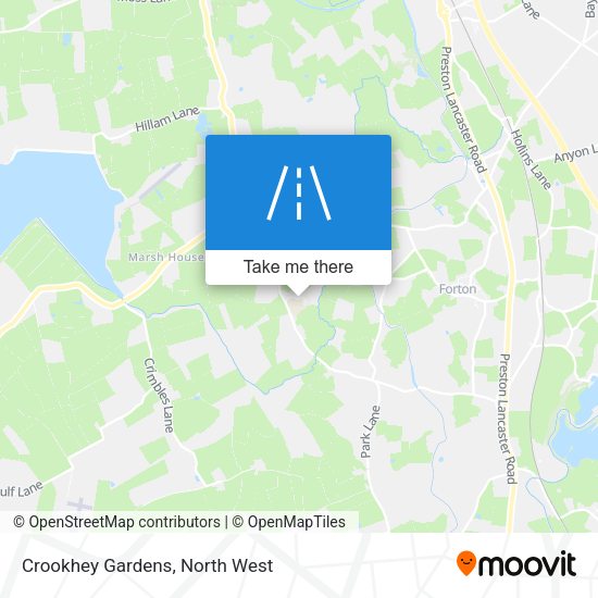 Crookhey Gardens map