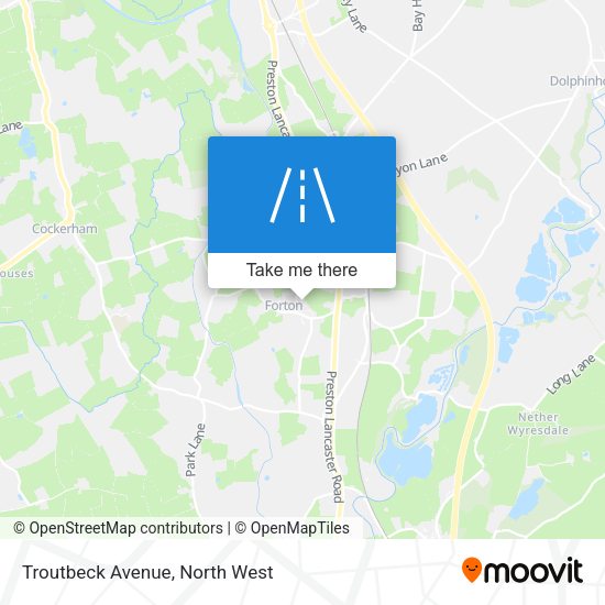 Troutbeck Avenue map