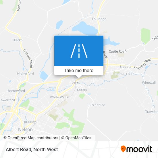 Albert Road map
