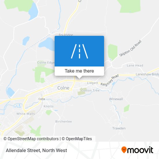 Allendale Street map