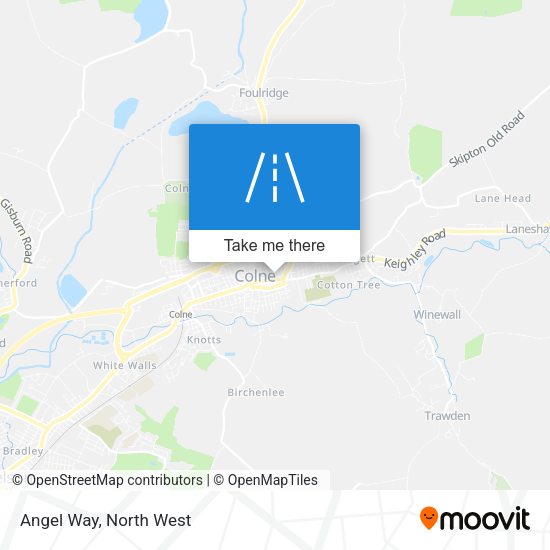 Angel Way map