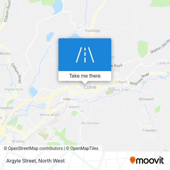 Argyle Street map