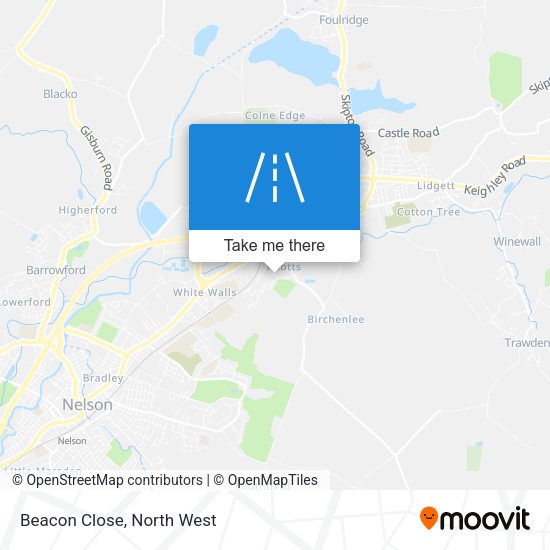 Beacon Close map