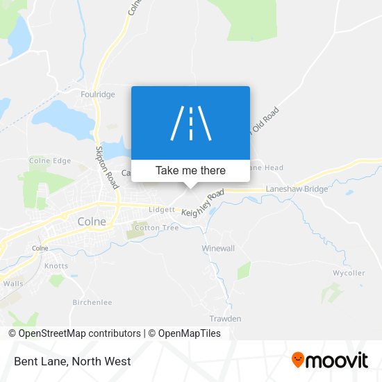 Bent Lane map