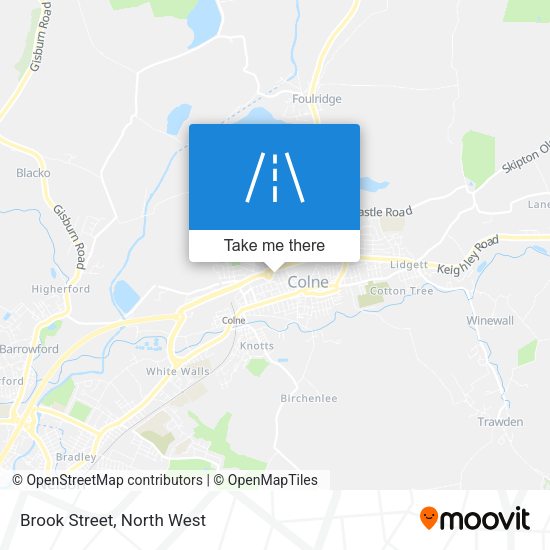 Brook Street map