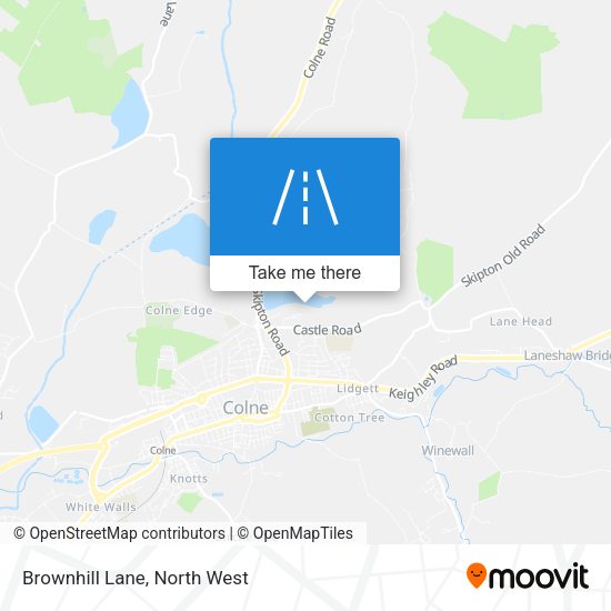 Brownhill Lane map