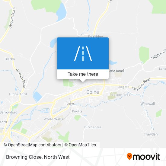 Browning Close map