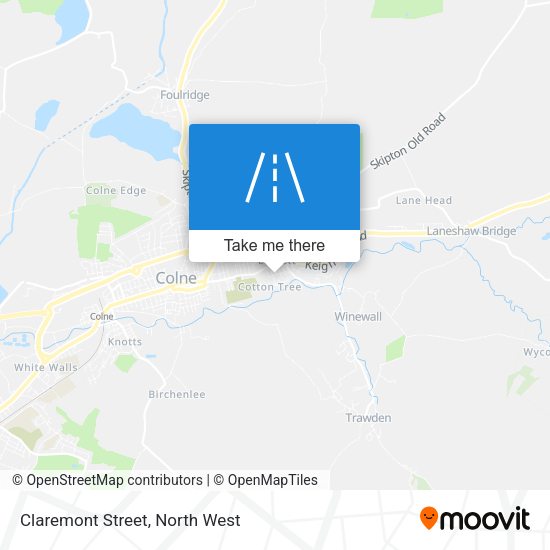 Claremont Street map