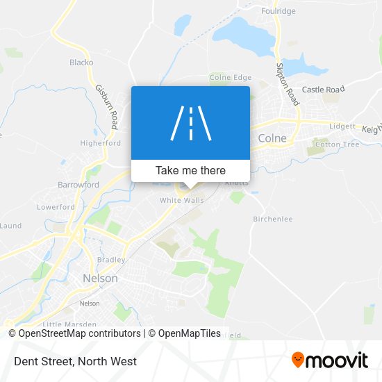 Dent Street map