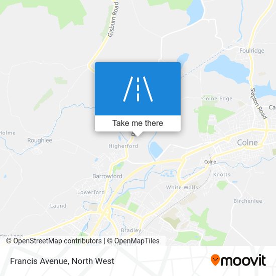 Francis Avenue map