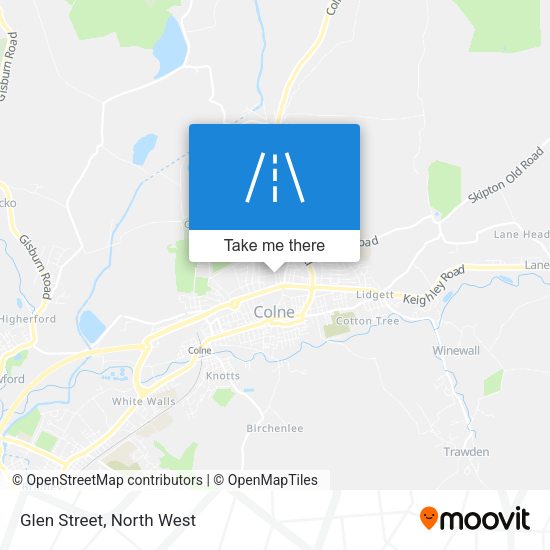 Glen Street map