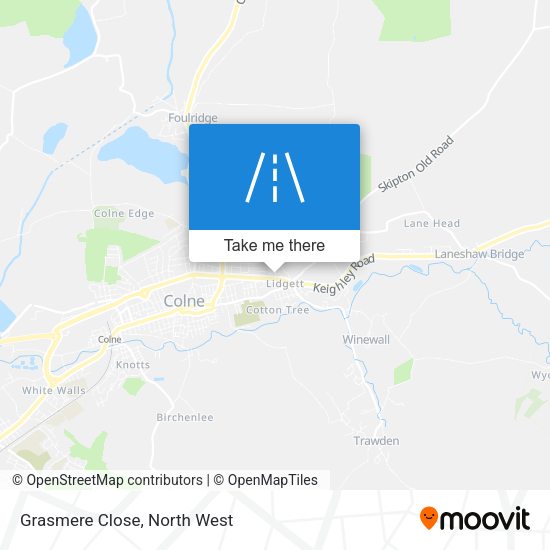 Grasmere Close map